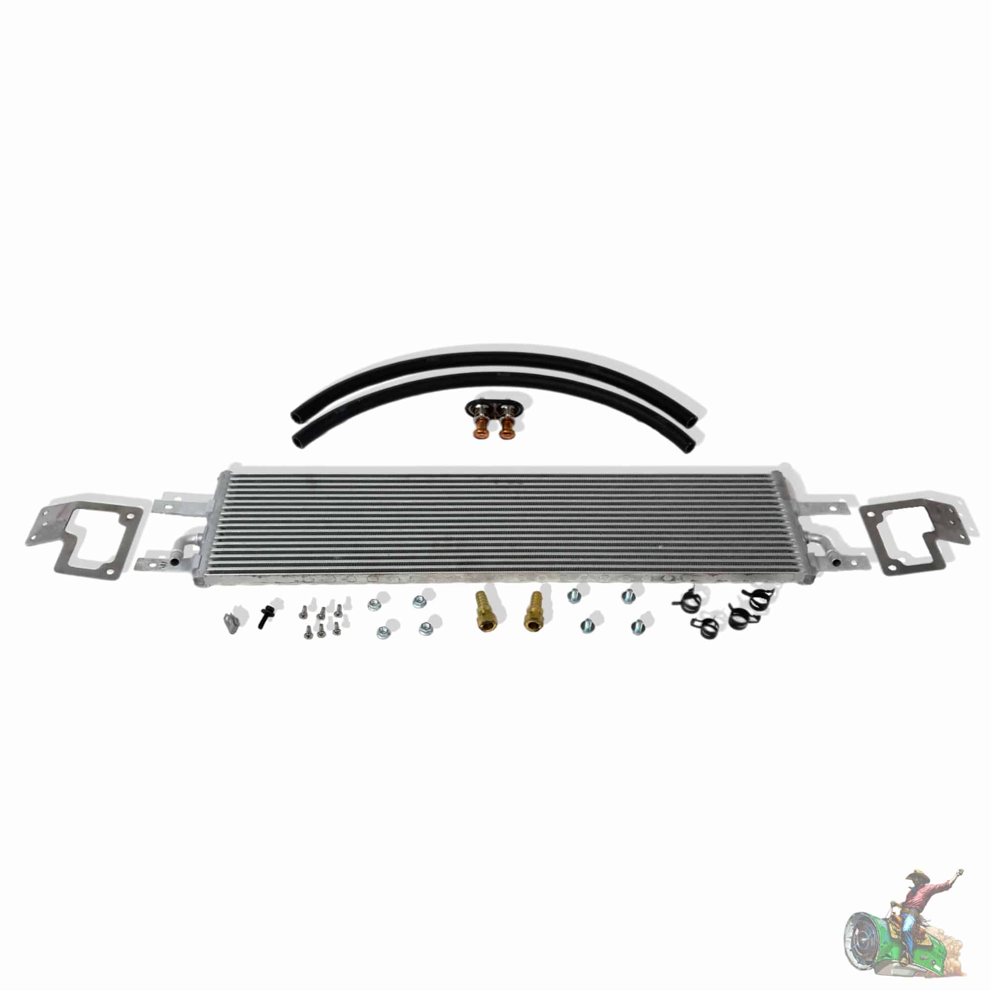 Warren Diesel Auxiliary Transmission Cooler – 6.7 Powerstroke (2017-2019) with Low Temp Thermostat